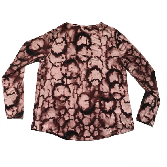 Simply Vera Women's Long-sleeve Tie-dye T-Shirt shirt Size Large - Picture 4 of 8